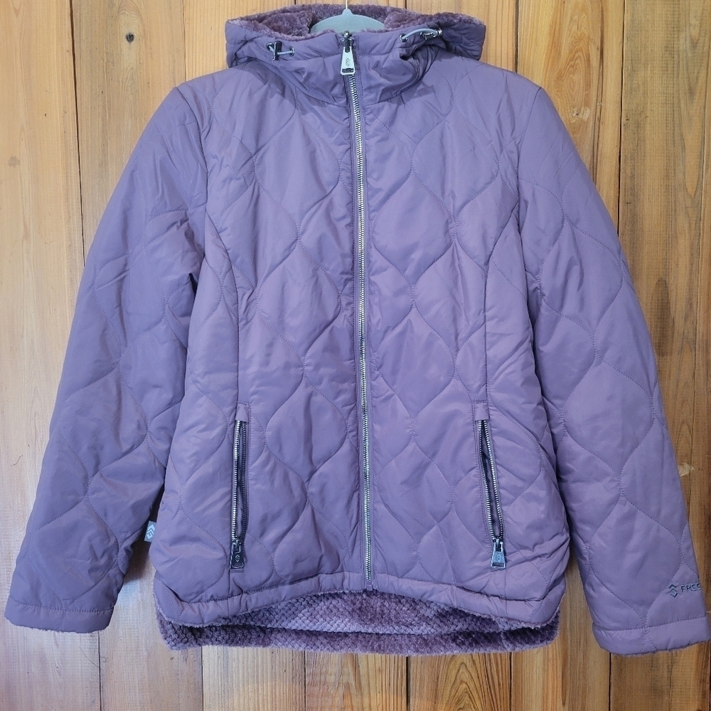 Free Country Purple Quilted Varsity Jacket - Picture 2 of 14